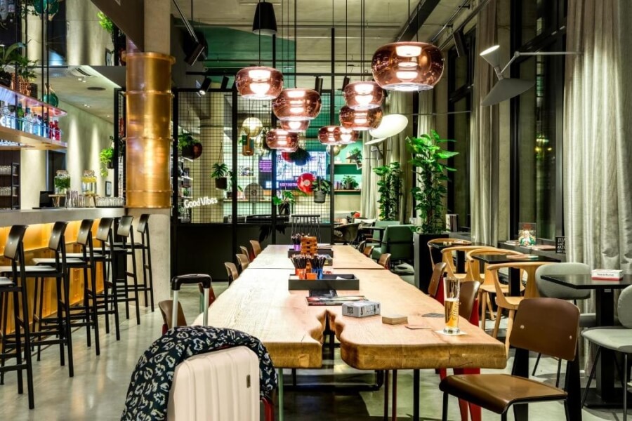 moxy hotel interior design experience Marriott - Apto architects