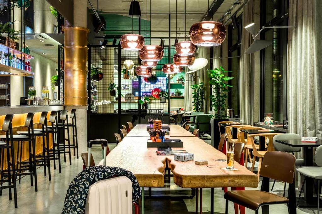 moxy hotel interior design experience Marriott - Apto architects