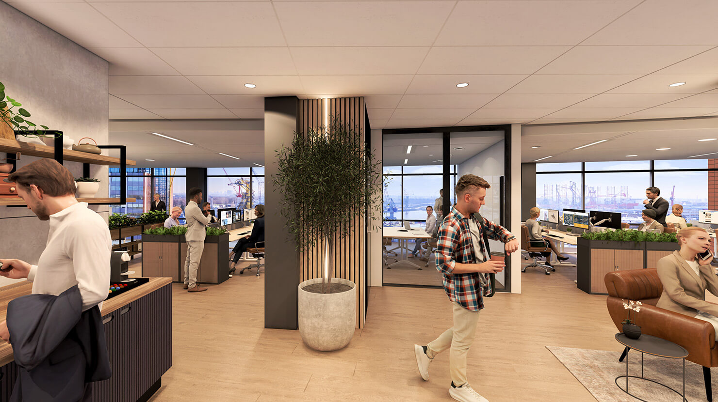 S-Dock herpositionering kantoorgebouw Karel Doormanweg Schiedam - apto architects