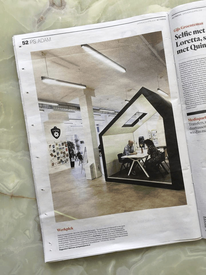article Parool newspaper - apto architects